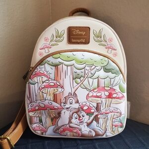 Disney Loungefly Chip and Dale Mini Backpack NWT